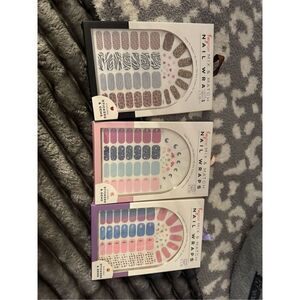 Nail polish gel wrap stickers manicure paint color pedicure nails toes nib nwt